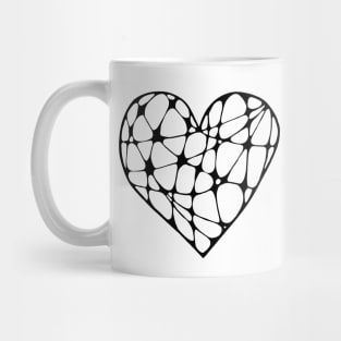 Spiderweb heart Mug